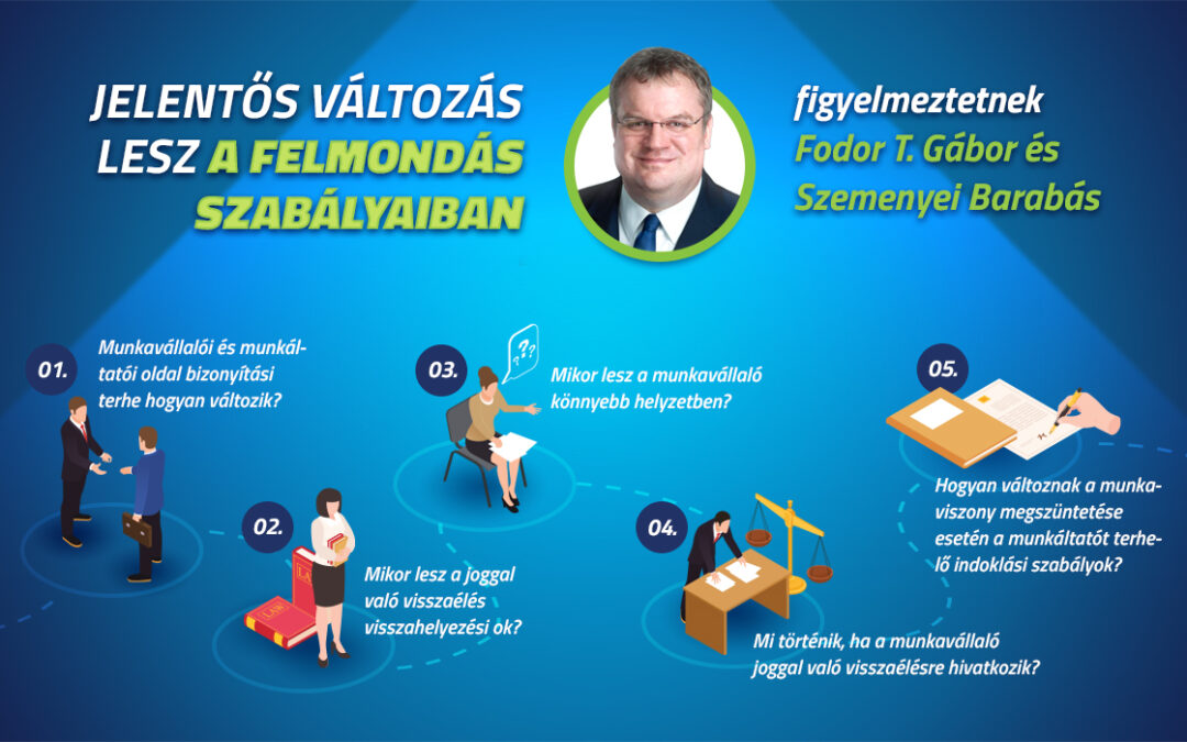 Jelentős változás lesz a felmondás szabályaiban